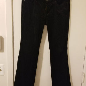 Black 7 For All Mankind velvet pants